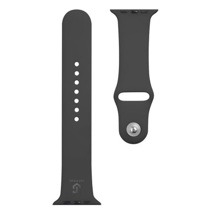 Apple iWatch TACTICAL 488 Silicone 42/44/45mm Óraszíj - Fekete