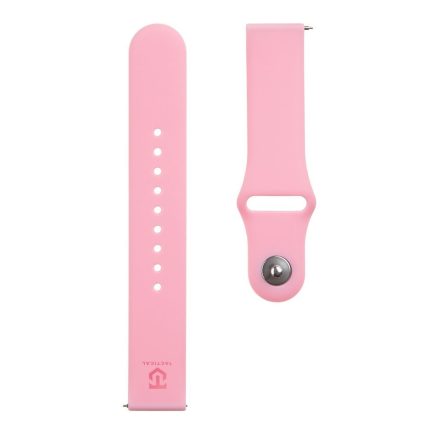 Univerzális TACTICAL 435 Silicone 20mm Óraszíj - Rózsaszín