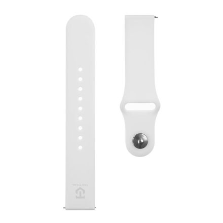 Univerzális TACTICAL 436 Silicone 20mm Óraszíj - Fehér
