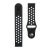 Univerzális TACTICAL 700 Double Silicone 20mm Óraszíj - Fekete/Szürke