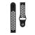 Univerzális TACTICAL 712 Double Silicone 22mm Óraszíj - Fekete/Fehér