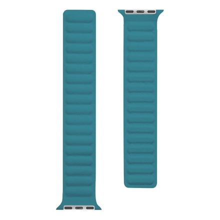 Apple iWatch TACTICAL 738 Loop Leather 40/42/45mm Óraszíj - Zöld