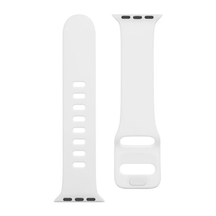 Apple iWatch TACTICAL 792 Silicone Buckle 38/40/41mm Óraszíj - Fehér