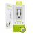 Green On DL-C17 1A USB Autós Töltő és Micro USB Adatkábel - Fehér