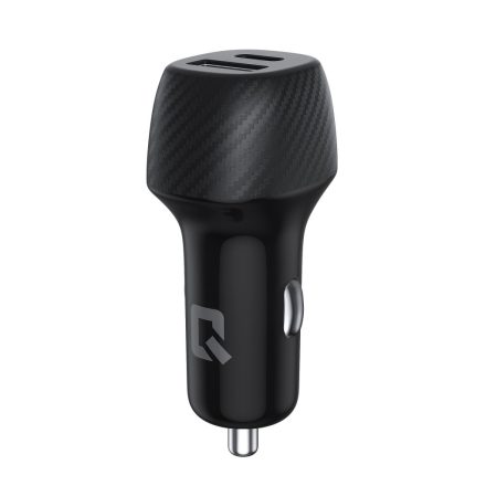UNIQ 2.4A 2xUSB Autós Töltőfej - Fekete