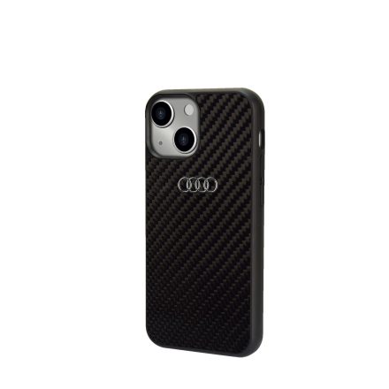 Apple iPhone 13 Mini Audi Liquid Silicon Hátlap - Fekete