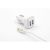 UNIQ Q-C22 2.4A 2xUSB Autós Töltőfej + Lightning 1M Adatkábel - Ezüst
