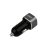 UNIQ 2.4A 2xUSB Autós Töltőfej + Lightning 1M Adatkábel - Fekete