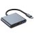 Tech-Protect V1 3in1 USB-C - USB-A 3.0 / USB-C PD 100W / HDMI 4K 30Hz HUB Adapter - Grafit