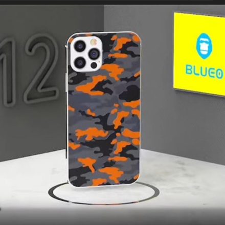 Apple iPhone 12 Mini Blueo Hátlapi Fólia - Fekete