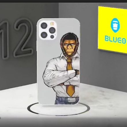 Apple iPhone 12 Mini Blueo Hátlapi Fólia - Szürke
