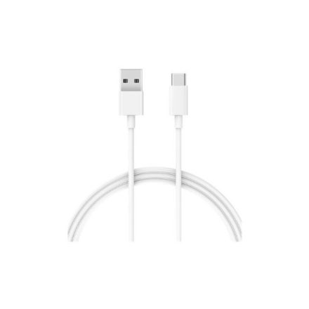 XIAOMI TYPE-C 1M 3A Bulk Adatkábel - Fehér